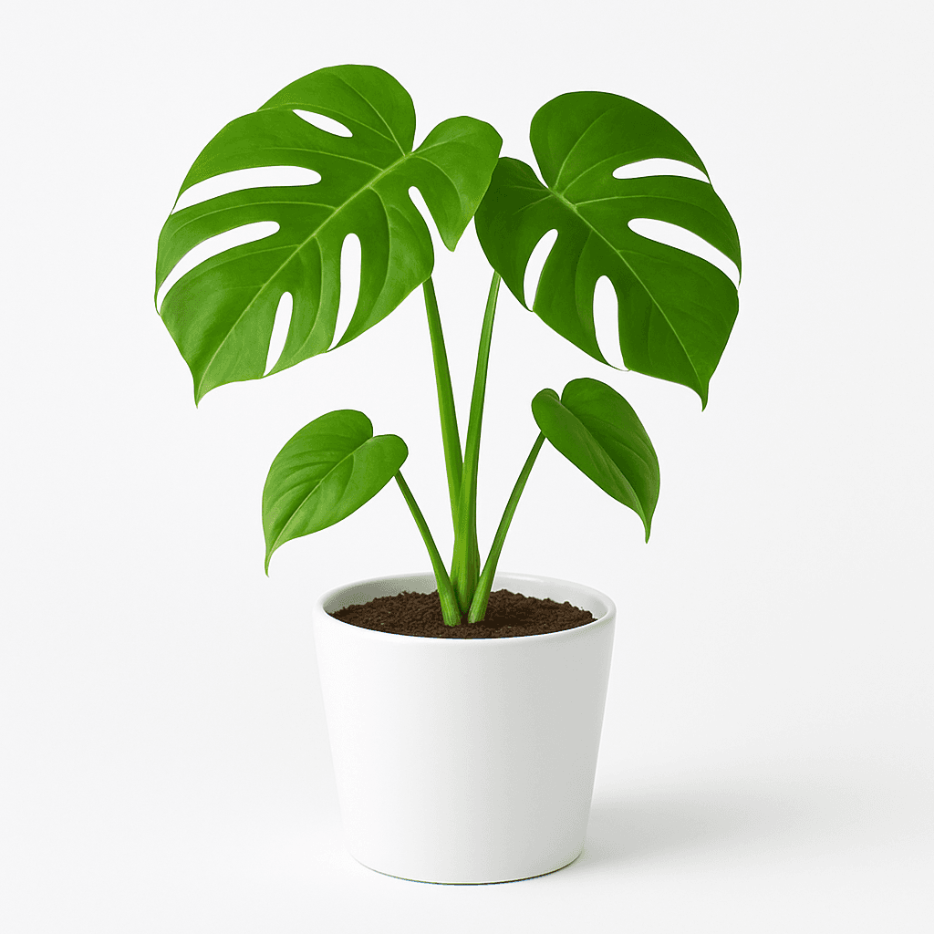 Potted Monstera plant